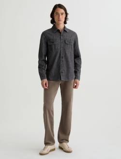 Protégé Corduroy Industrial Taupe Classic Straight MENS BOTTOMS Photo 2