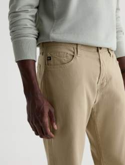 Protégé Linen Pant Dune Khaki Classic Straight MENS BOTTOMS Photo 4