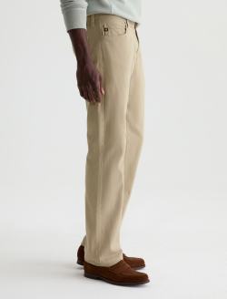 Protégé Linen Pant Dune Khaki Classic Straight MENS BOTTOMS Photo 5