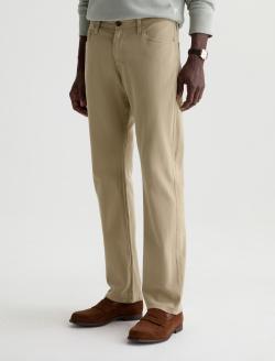 Protégé Linen Pant Dune Khaki Classic Straight MENS BOTTOMS Photo 6