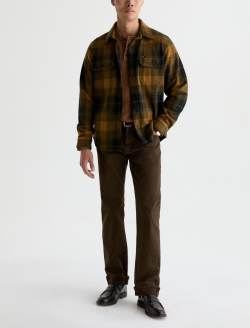 Protégé Selvage Jean Sulfur Burnt Umber Classic Straight MENS BOTTOMS Photo 2