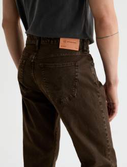 Protégé Selvage Jean Sulfur Burnt Umber Classic Straight MENS BOTTOMS Photo 8