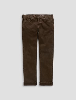 Protégé Selvage Jean Sulfur Burnt Umber Classic Straight MENS BOTTOMS Photo 1