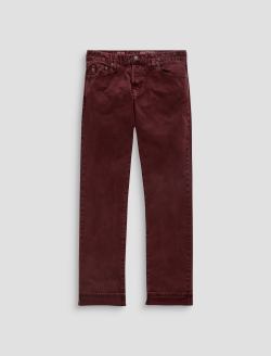 Protégé Selvage Jean Sulfur Jazz Berry Classic Straight MENS BOTTOMS Photo 1