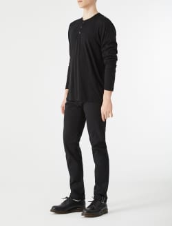 Dylan Selvage Super Black Tailored Slim Denim MENS BOTTOMS Photo 2