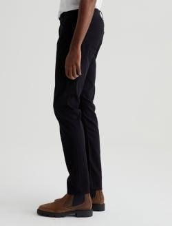 Dylan SUD Super Black Sueded Tailored Slim MENS BOTTOMS Photo 4