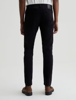 Dylan SUD Super Black Sueded Tailored Slim MENS BOTTOMS Photo 6