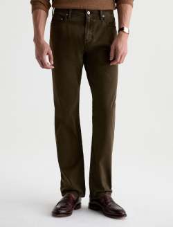 Graduate Pant Sulfur Dirty Olive Sueded Sateen Tailored Leg MENS BOTTOMS Photo 3