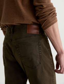 Graduate Pant Sulfur Dirty Olive Sueded Sateen Tailored Leg MENS BOTTOMS Photo 7