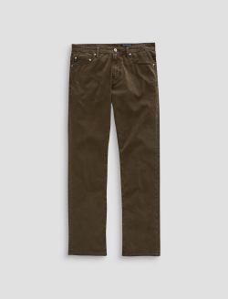 Graduate Pant Sulfur Dirty Olive Sueded Sateen Tailored Leg MENS BOTTOMS Photo 1