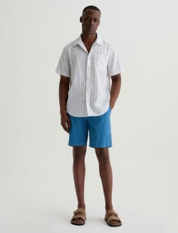 Wanderer Short Sulfur Baja Blue Slim Trouser Short MENS BOTTOMS Photo 2