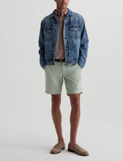 Wanderer Short Sulfur Faded Moss Slim Trouser MENS BOTTOMS Photo 2