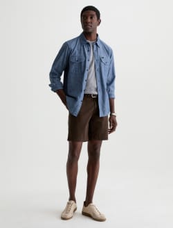 Wanderer Short Sulfur Oak Barrel Slim Trouser MENS BOTTOMS Photo 2