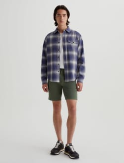 Wanderer Short Sulfur Seaside Sage Slim Trouser Short MENS BOTTOMS Photo 2