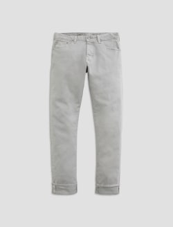 Tellis Selvage Sulfur Fossil Grey Modern Slim MENS BOTTOMS Photo 1