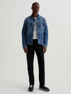 Tellis Selvage Sulfur Super Black Modern Slim MENS BOTTOMS Photo 2