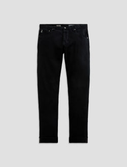 Tellis Selvage Sulfur Super Black Modern Slim MENS BOTTOMS Photo 1