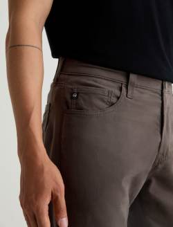 Tellis Commuter Performance Brown Slate Modern Slim MENS BOTTOMS Photo 4