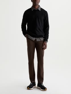 Tellis Pant Burnt Umber Sueded Sateen Modern Slim MENS BOTTOMS Photo 2