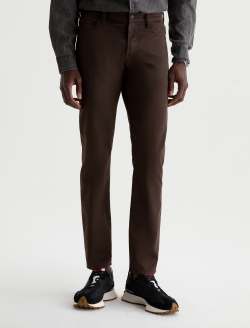 Tellis Pant Burnt Umber Sueded Sateen Modern Slim MENS BOTTOMS Photo 3