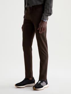 Tellis Pant Burnt Umber Sueded Sateen Modern Slim MENS BOTTOMS Photo 6