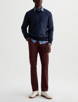 Tellis Commuter Performance Jazz Berry Airluxe™ Modern Slim MENS BOTTOMS Photo 2