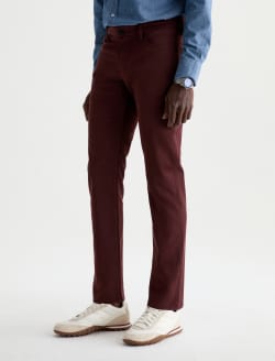 Tellis Commuter Performance Jazz Berry Airluxe™ Modern Slim MENS BOTTOMS Photo 6