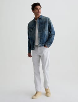 Tellis Pant Almost White Airluxe™ Modern Slim MENS BOTTOMS Photo 2