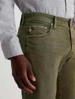 Tellis 7 Years Sulfur Alpine Grass AG-ed™ Modern Slim AG Cloud Soft Denim™ MENS BOTTOMS Photo 4