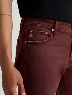 Tellis 7 Years Sulfur Cranberry Modern Slim MENS BOTTOMS Photo 4