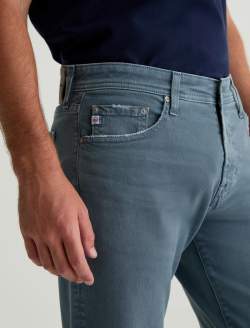 Tellis 7 Years Sulfur Hazy Lake AG-ed™ Modern Slim AG Cloud Soft Denim™ MENS BOTTOMS Photo 4