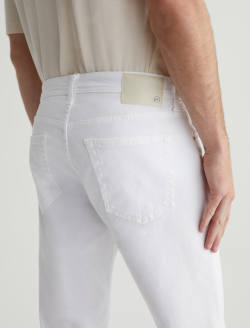 Tellis White Modern Slim AG Cloud Soft Denim™ MENS BOTTOMS Photo 5