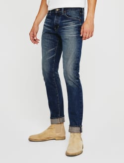 Tellis Selvage 9 Years Sakai AG-ed™ Modern Slim Denim MENS BOTTOMS Photo 4