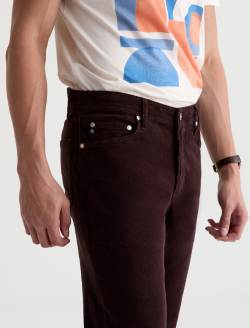 Tellis Corduroy Pant Wood Brown Modern Slim MENS BOTTOMS Photo 4