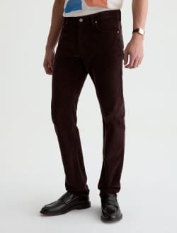 Tellis Corduroy Pant Wood Brown Modern Slim MENS BOTTOMS Photo 6