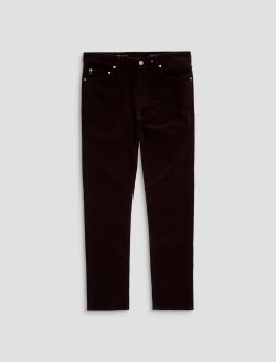Tellis Corduroy Pant Wood Brown Modern Slim MENS BOTTOMS Photo 1