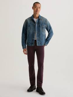 Tellis Corduroy Mulberry Modern Slim MENS BOTTOMS Photo 2