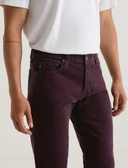 Tellis Corduroy Mulberry Modern Slim MENS BOTTOMS Photo 4