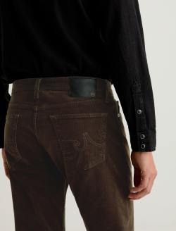 Tellis Corduroy Raw Umber Modern Slim MENS BOTTOMS Photo 7