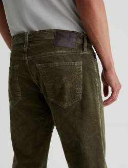 Tellis Corduroy Sulfur Dried Cedar Corduroy Modern Slim MENS BOTTOMS Photo 6