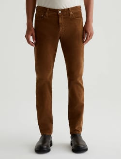 Tellis Corduroy Sulfur Roasted Acorn Corduroy Modern Slim MENS BOTTOMS Photo 2