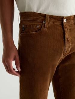 Tellis Corduroy Sulfur Roasted Acorn Corduroy Modern Slim MENS BOTTOMS Photo 3