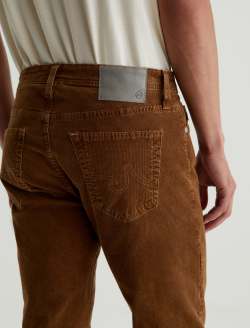 Tellis Corduroy Sulfur Roasted Acorn Corduroy Modern Slim MENS BOTTOMS Photo 6