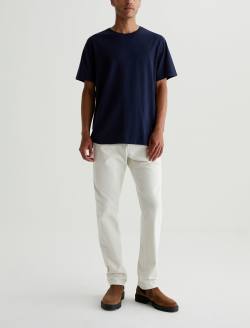Tellis Corduroy White Cream Corduroy Modern Slim MENS BOTTOMS Photo 1
