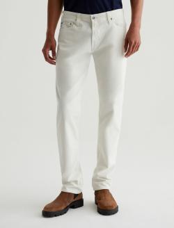 Tellis Corduroy White Cream Corduroy Modern Slim MENS BOTTOMS Photo 2