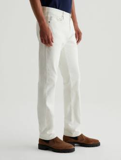 Tellis Corduroy White Cream Corduroy Modern Slim MENS BOTTOMS Photo 4