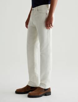 Tellis Corduroy White Cream Corduroy Modern Slim MENS BOTTOMS Photo 5