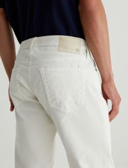 Tellis Corduroy White Cream Corduroy Modern Slim MENS BOTTOMS Photo 6