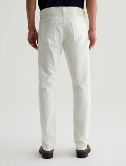 Tellis Corduroy White Cream Corduroy Modern Slim MENS BOTTOMS Photo 7