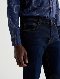Tellis Jean Blue Noise Modern Slim MENS BOTTOMS Photo 4